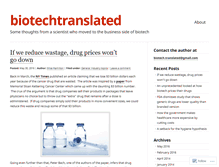 Tablet Screenshot of biotechtranslated.com